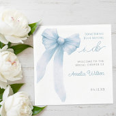 Serviette En Papier Something Blue Before I Do Bow Bridal Shower