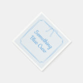 Serviette En Papier Something Blue Équipage Bow Personnalisé Fête de M (Coin)