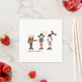 Serviette En Papier "Somewhere in Texas", Texas Nutcrackers (En situation)