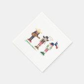 Serviette En Papier "Somewhere in Texas", Texas Nutcrackers (Coin)