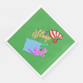 Serviette En Papier Sommeil elfe bien Nap (Coin)