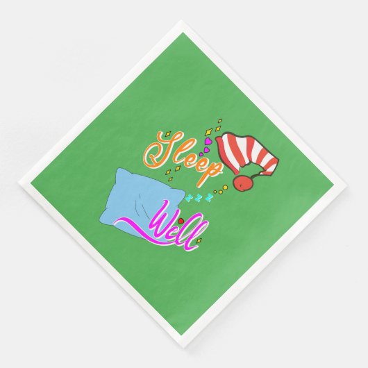 Serviette En Papier Sommeil elfe bien Nap (Coin)