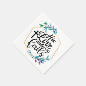 Serviette En Papier Son Amour n'échoue jamais (Coin)