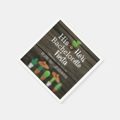 Serviette En Papier Son Bachelor & Son Bachelor / Bachelorette Fiesta (Coin)