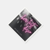 Serviette En Papier Son Dernier Bachelorette Disco (Coin)