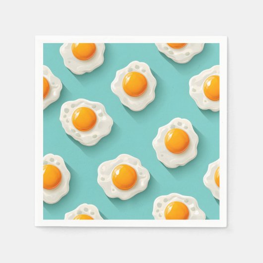 Serviette En Papier Sonate pour oeufs frits (Devant)