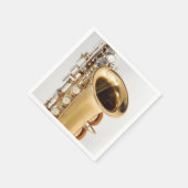 Serviette En Papier Soprano Saxophone Napkin (Coin)