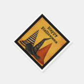 Serviette En Papier Sorcière Casquette de la fête d'Halloween serviett (Coin)