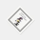 Serviette En Papier Sorcière Chemin au vin Cute Drôle (Coin)