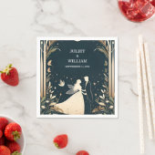 Serviette En Papier Sorcière Rêve magique Stars mystiques Mariage de l (En situation)