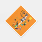 Serviette En Papier Sorcière Un Art (Coin)