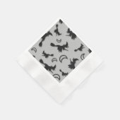 Serviette En Papier Sorcière volante entre la moitié de la lune à Hall (Coin)