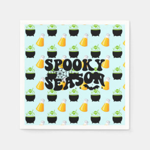Serviette En Papier Sorcières amusantes brasser Halloween Plaques papi