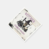 Serviette En Papier Sorcières Soirée d'Halloween (Coin)