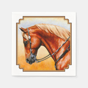 Serviette En Papier Sorrel Ouest Plaisir Quarter Cheval