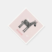 Serviette En Papier Sote Zebra Pink (Coin)
