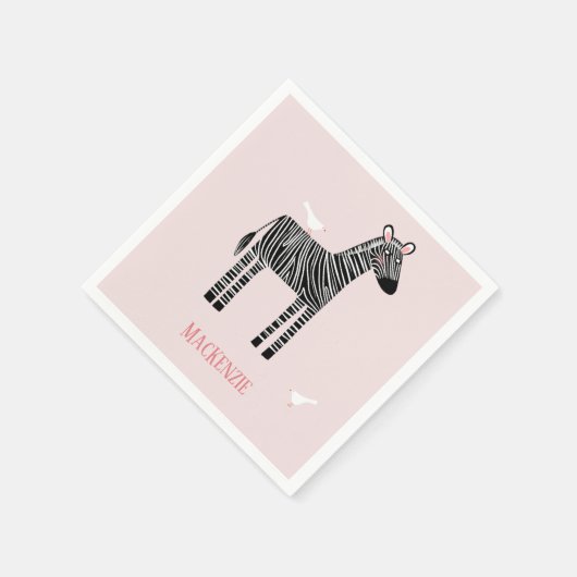 Serviette En Papier Sote Zebra Pink (Coin)