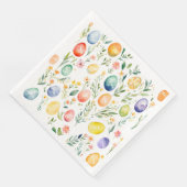 Serviette En Papier Souhaiter Pâques (Coin)