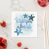 Serviette En Papier Souhaitez-vous une étoile de mer (En situation)