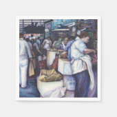 Serviette En Papier Soupe à la tête de poisson, Singapour (Devant)