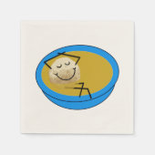 Serviette En Papier Soupe de boule Matzo Napkin (Devant)
