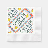 Serviette En Papier Soupe de poulet (Devant)