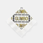 Serviette En Papier Soupe Gumbo (Coin)