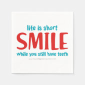 Serviette En Papier Sourire (Devant)