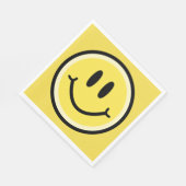 Serviette En Papier Sourire jaune (Coin)