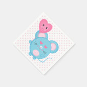 Serviette En Papier Souris (Coin)