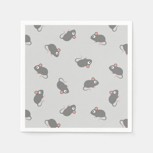 Serviette En Papier Souris (Devant)