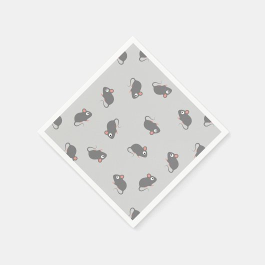 Serviette En Papier Souris (Coin)