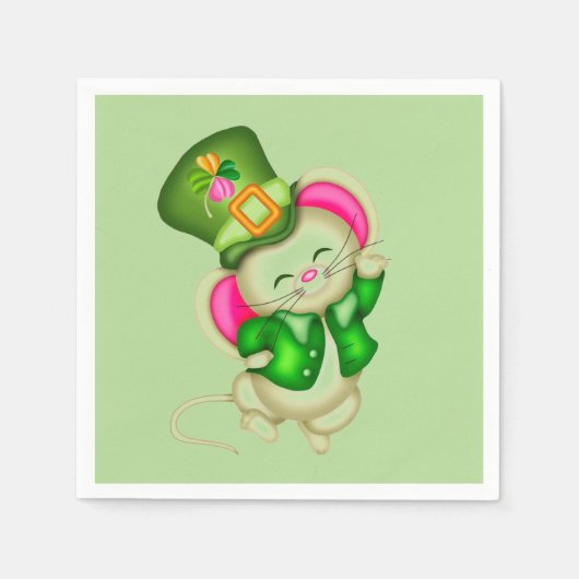 Serviette En Papier Souris (Devant)