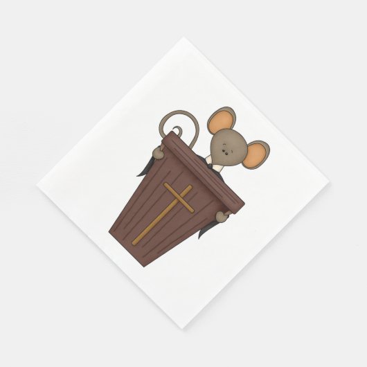 Serviette En Papier Souris d'église (Coin)