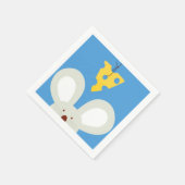 Serviette En Papier Souris et fromage (Coin)