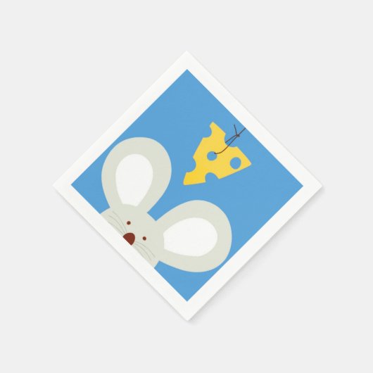 Serviette En Papier Souris et fromage (Coin)