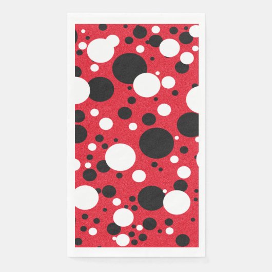 Serviette En Papier Souris Party Polka Dot Cocktail Napkins (Devant)