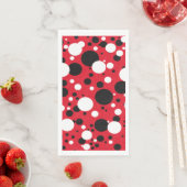 Serviette En Papier Souris Party Polka Dot Cocktail Napkins (En situation)