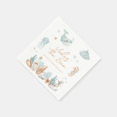 Serviette En Papier Sous la mer Anniversaire (Coin)