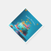 Serviette En Papier Sous la mer Coral Reef Cake - Anniversaire (Coin)