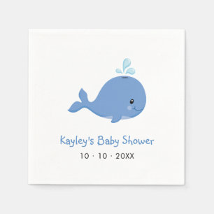 Serviette En Papier Sous l'anniversaire de mer/baby shower de