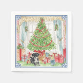 Serviette En Papier Sous l'arbre de Noël (Devant)