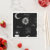 Serviette En Papier Sous les serviettes célestes de la lune (En situation)