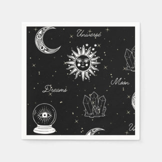 Serviette En Papier Sous les serviettes célestes de la lune