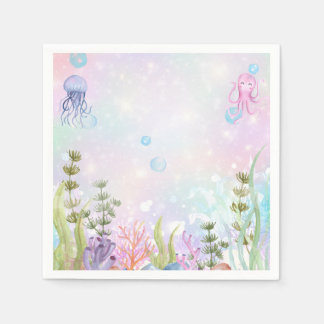 Serviette En Papier Sous les serviettes de mer