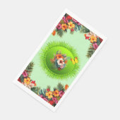 Serviette En Papier Sous Les Tropiques  (Coin)