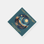 Serviette En Papier Sous une nuit étoilée (Coin)