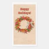 Serviette En Papier Southwest Chile Ristra Wreath Holiday Personalized (Devant)