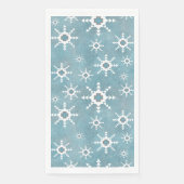 Serviette En Papier Southwest Winter Geometric Snowflakes Pattern (Devant)