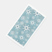 Serviette En Papier Southwest Winter Geometric Snowflakes Pattern (Coin)